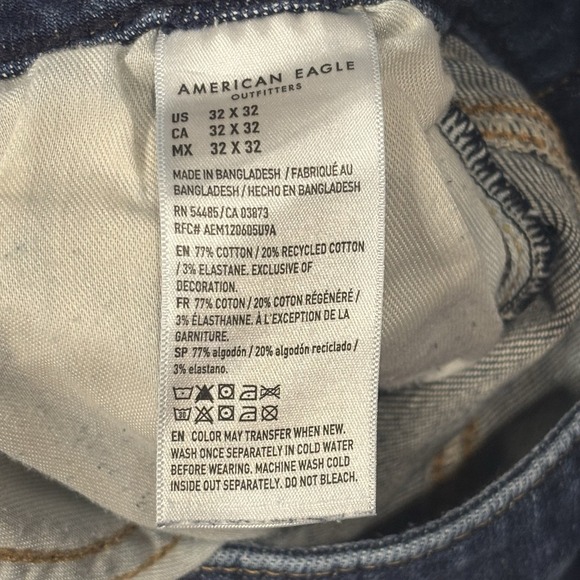 American Eagle AirFlex Original Bootcut Jeans Mens 32x30 Blue Denim Stretch - Picture 4 of 10